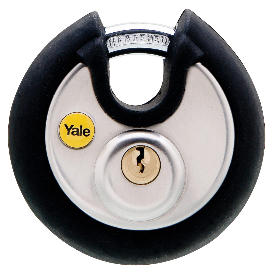 Y130/70/116 Yale Silver Series Stainless Steel Disc Padlock (Soft