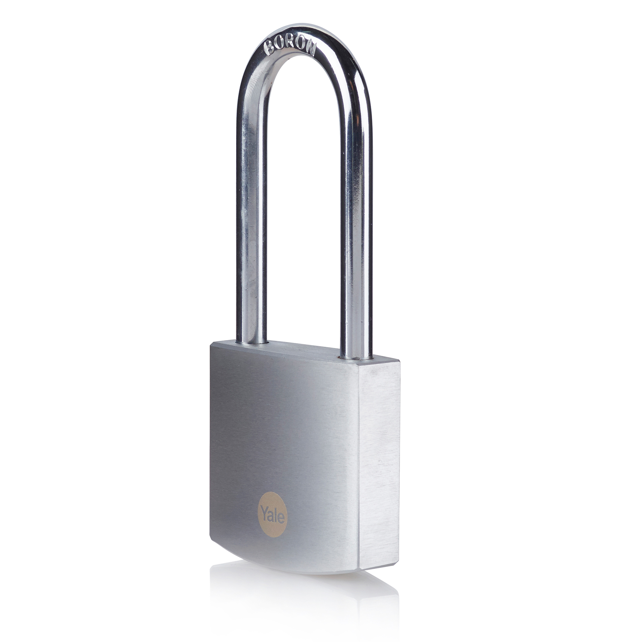 Brass Padlocks with Chrome Finish 50mm Long shackle Yale
